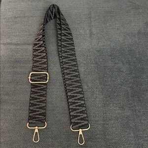 NEW: Stylish Black and Gray Women’s  Bag Strap Adjustable